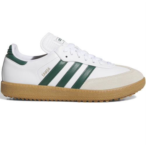 Samba Spikeless Golf Shoes White/Green - SS25