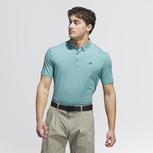 Go-To Rise Print Polo Pure Teal