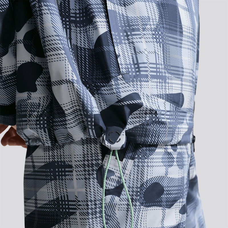 Nike Storm-FIT ADV Tartan Camo Waterproof Jacket - fabric texture close-up