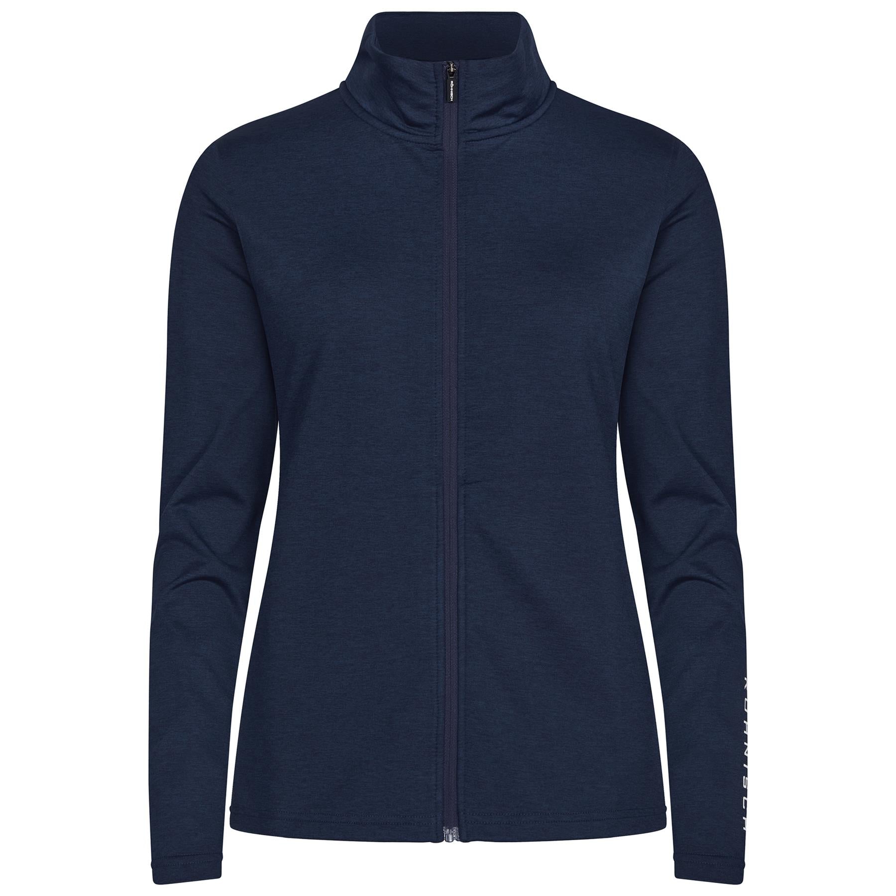 Beata Melange Mid Layer Navy