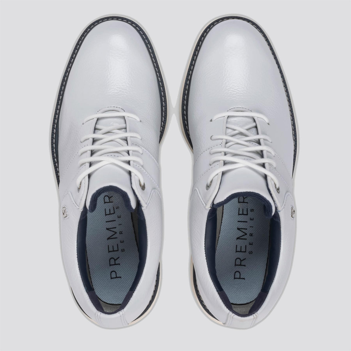 Premiere Series Packard Spiked Wide Golf Shoes White/Navy