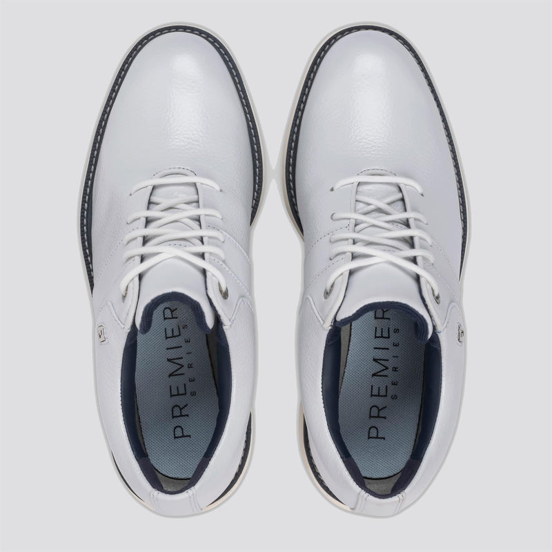 Premiere Series Packard Spiked Wide Golf Shoes White/Navy