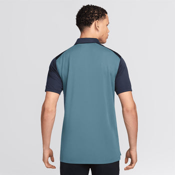 Nike Dri-FIT Victory+ Blocked Polo Smokey Blue/Obsidian/White