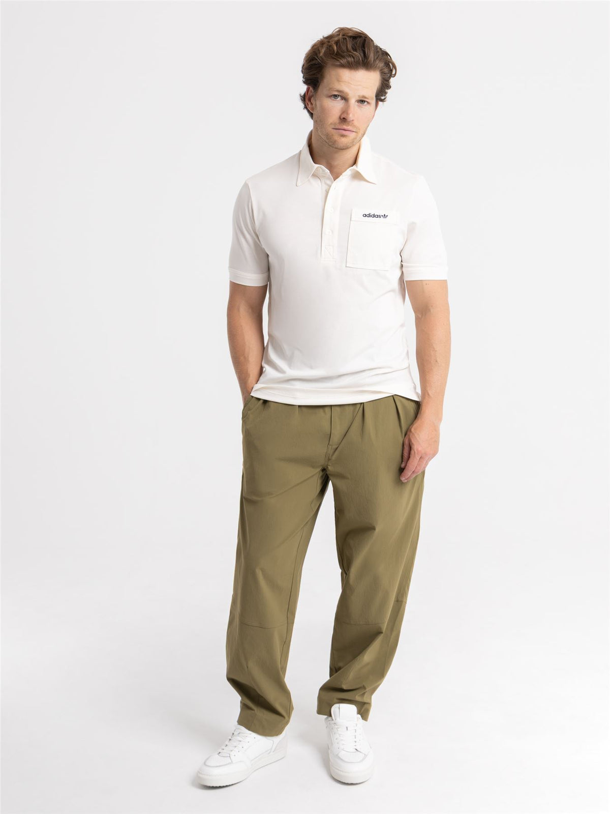 Originals Archive Pocket Polo Chalk White
