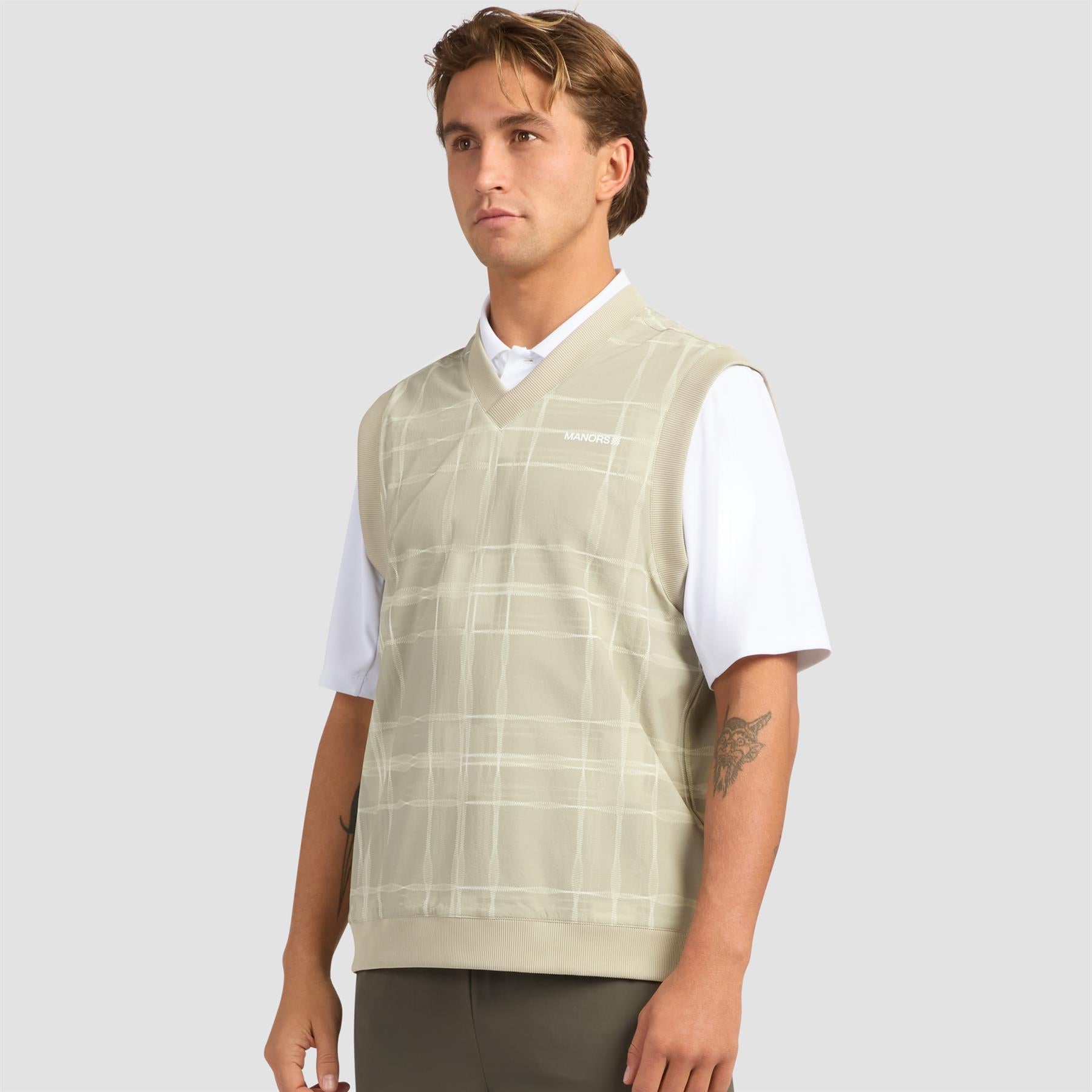 Reversible V-Neck Vest Dune