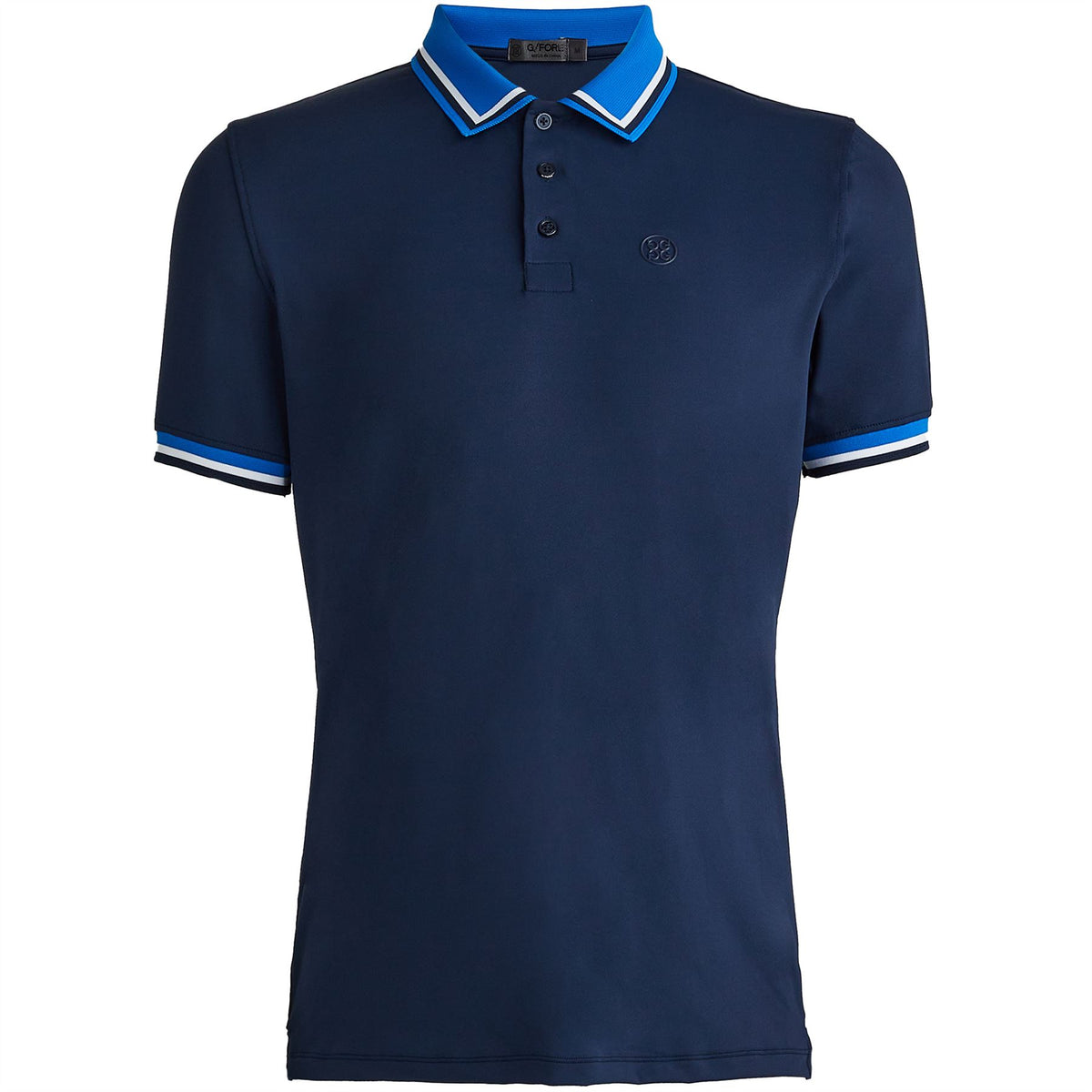 Tux Rib Collar Tech Jersey Polo Twilight - AW23 – TRENDYGOLF UK