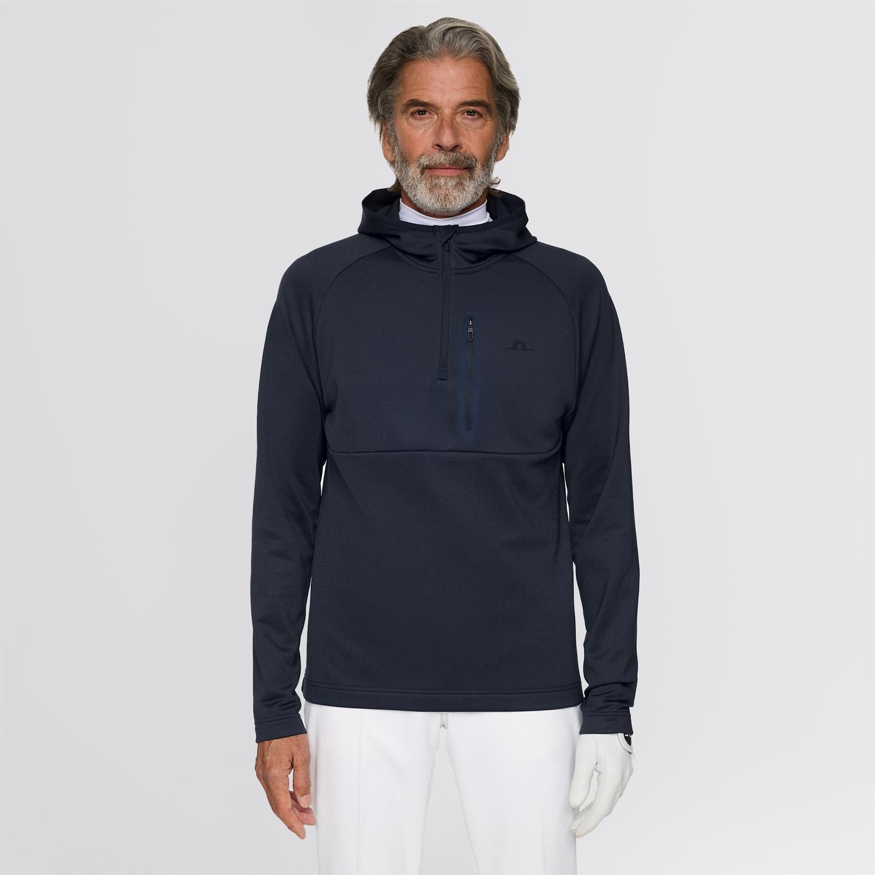 Adam Quarter Zip Hoodie JL Navy