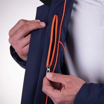 Insulated Regular Fit Waterproof Jacket Atlanta Blue