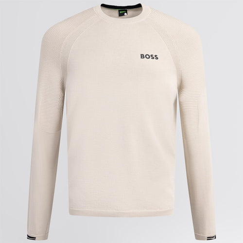 Perform Max Crew Neck Open Beige