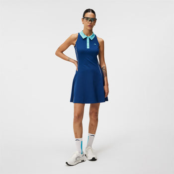 Nadia Sport Jersey Dress Estate Blue