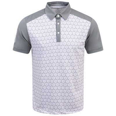 Mio Ventil8+ Printed Polo Cool Grey/Sharkskin - SS24