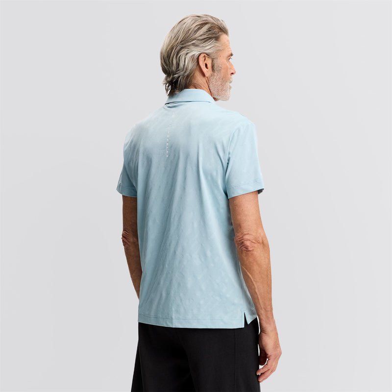Wilhelm Mesh Jacquard Polo