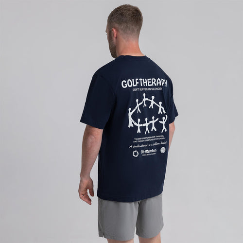 Golf Therapy Tee Navy
