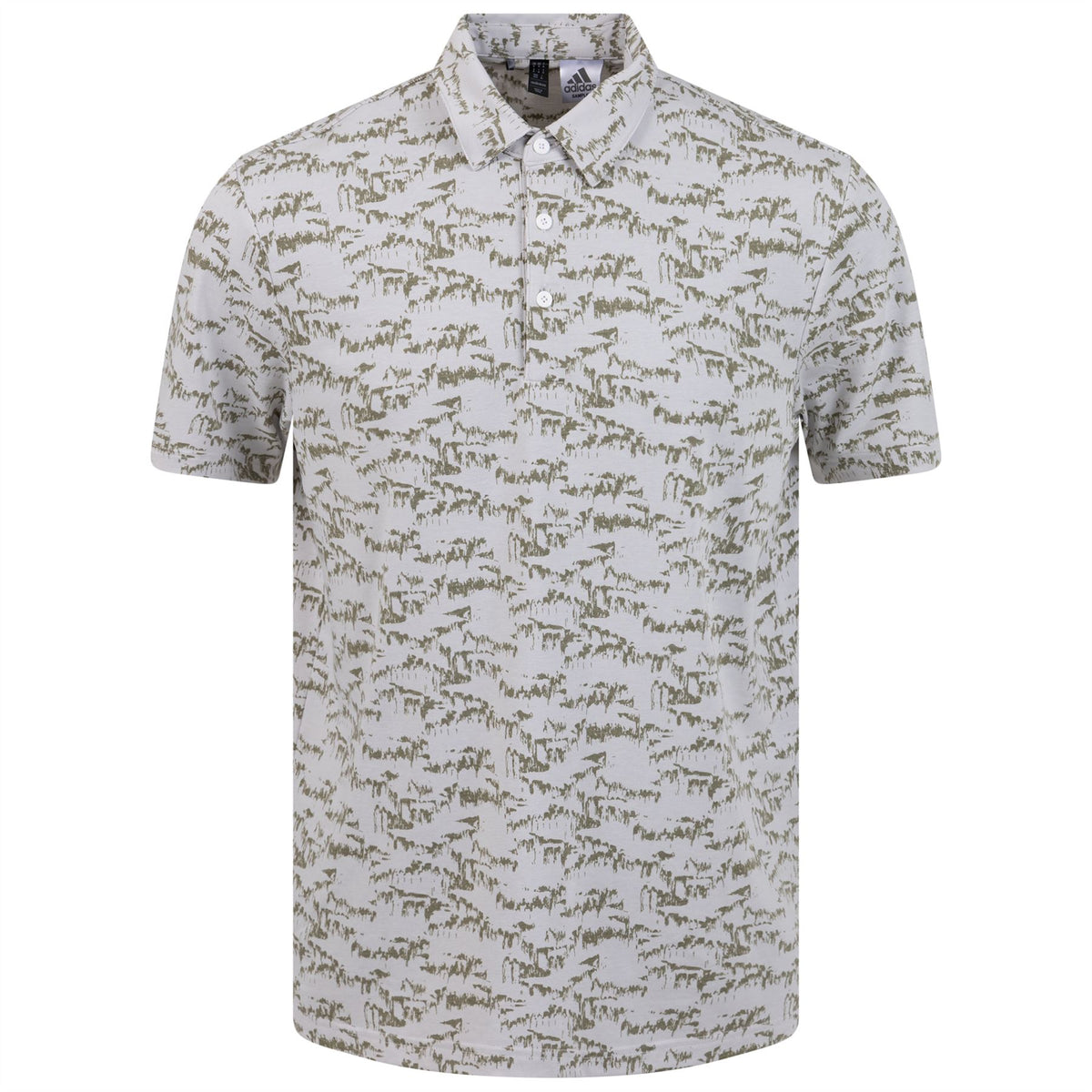 Go-To Printed Polo White - AW23 – TRENDYGOLF UK