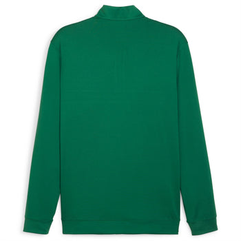 Pure Colourblock Quarter Zip Mid Layer Vine/Navy