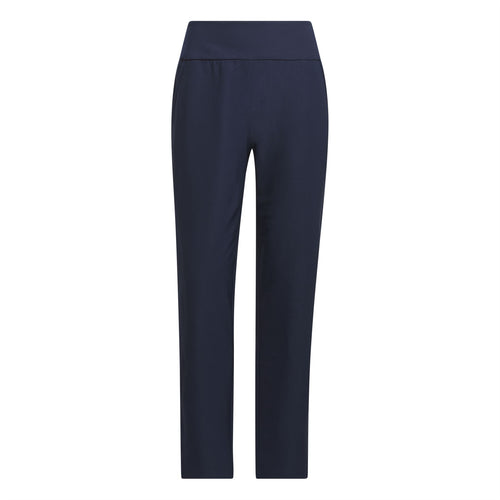 Womens Ultimate365 Regular Fit Solid Ankle Trousers Navy - 2024