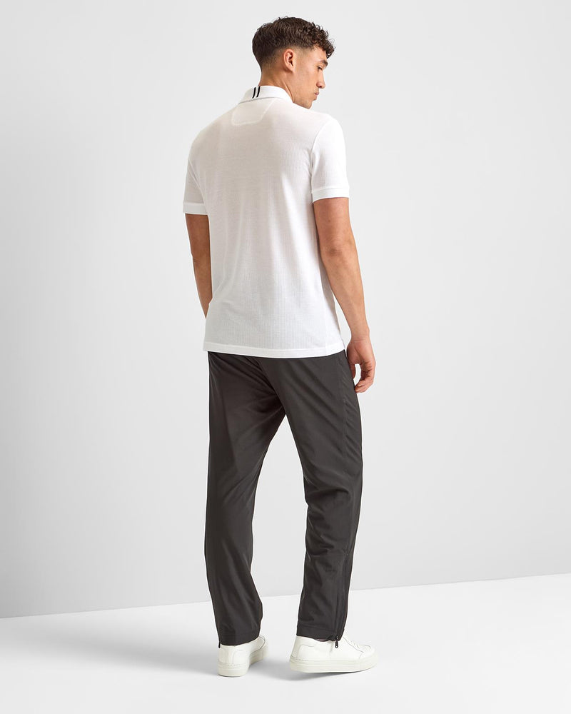 Terrace Zip Polo White