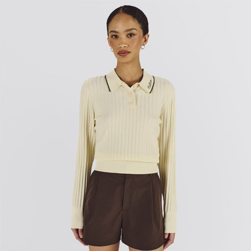 Selma LS Polo Cream