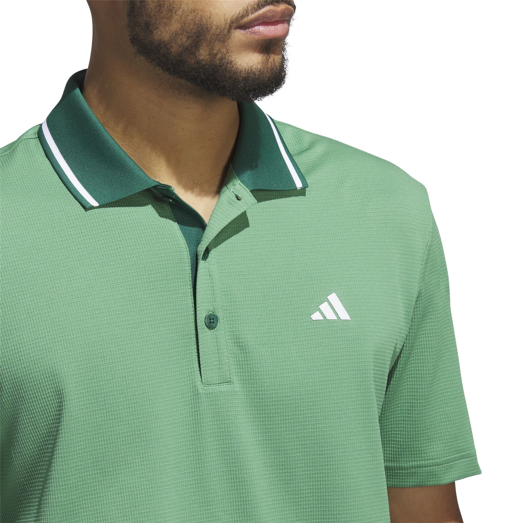 BRIEFING GOLF MS TOUR POLO（GREEN／M） adidas Ultimate365 Tour Sport Collar Polo Green | TRENDYGOLF UK