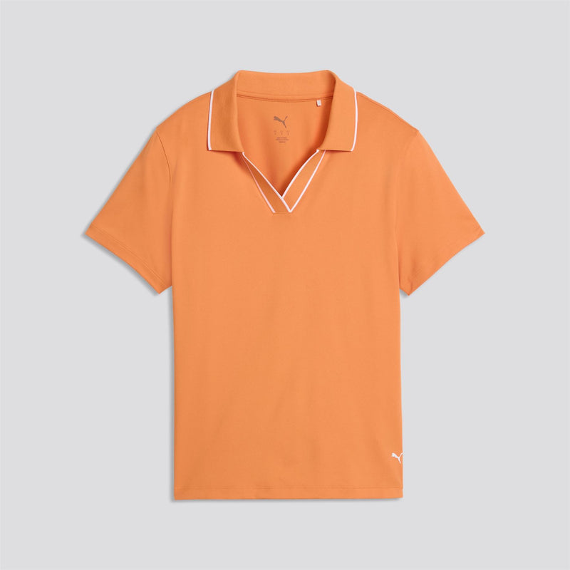 Cloudspun Essential Polo Shirt Melon Glow