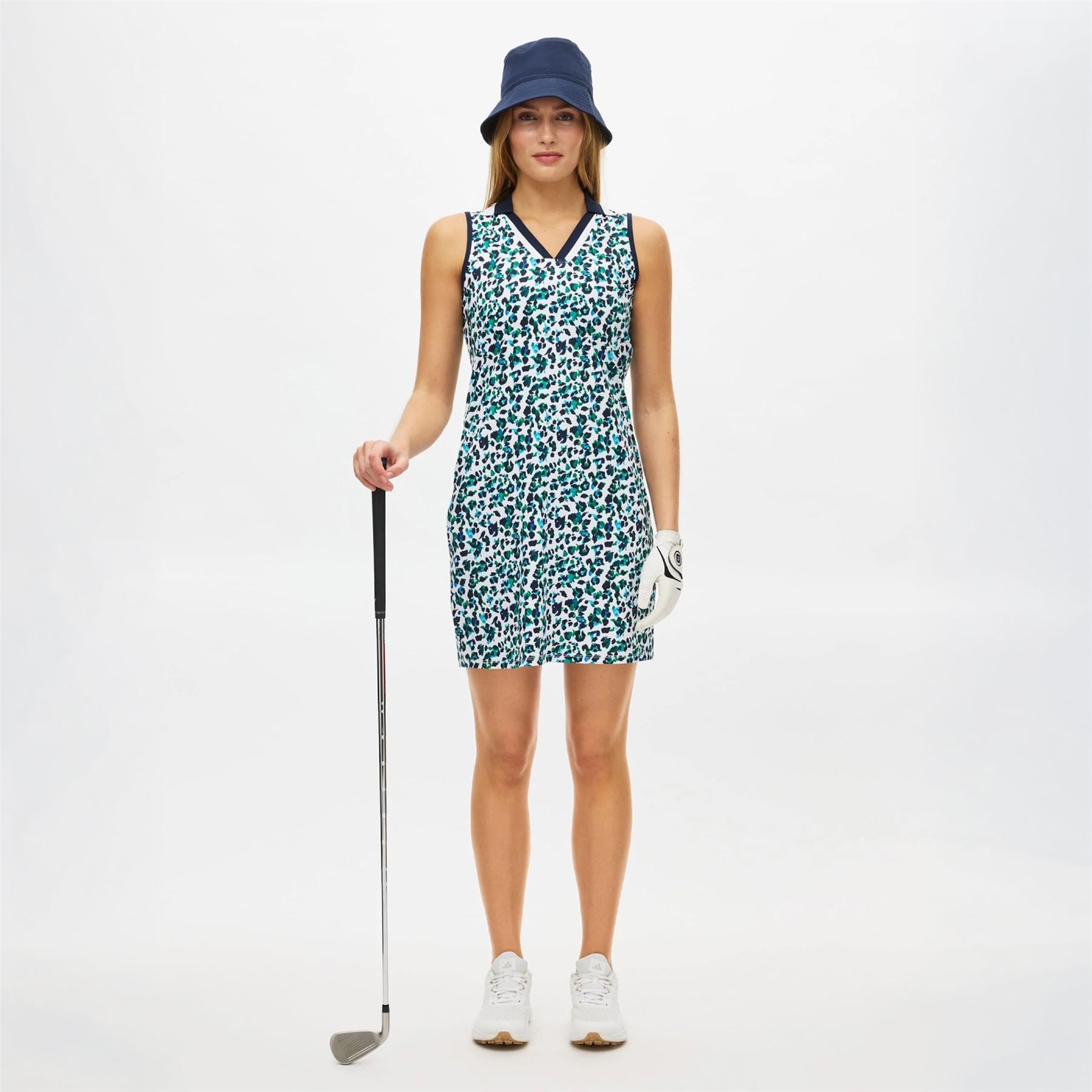 Essential SL Dress Leo Blue/Green