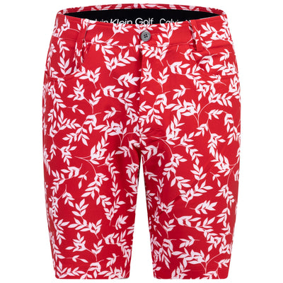 Printed Genius Slim Fit Shorts Red/White - SS24