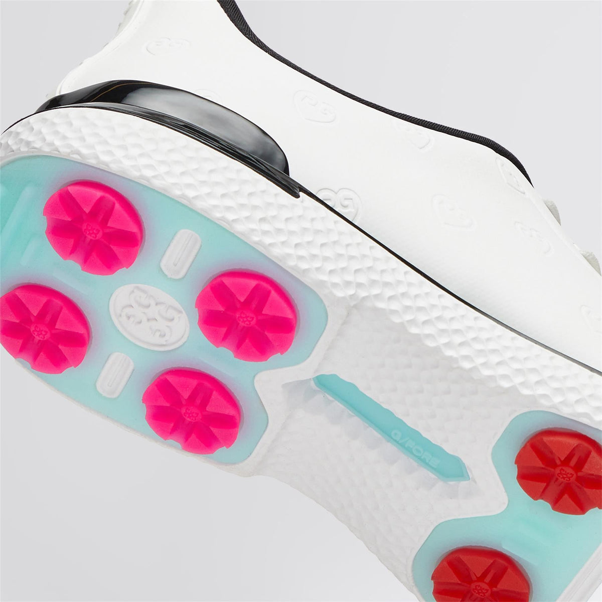 GALLIVAN2R TPU Heart G's Kiltie Golf Shoes Snow/Onyx