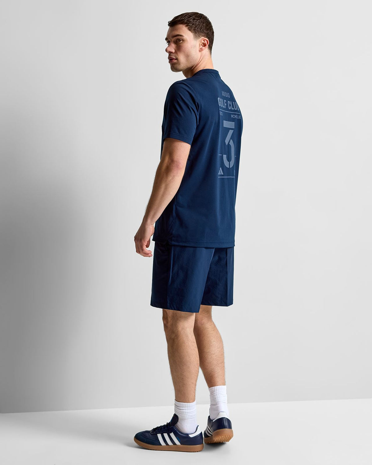 Beyond The Course Golf Club Twistknit Range T-Shirt Collegiate Navy