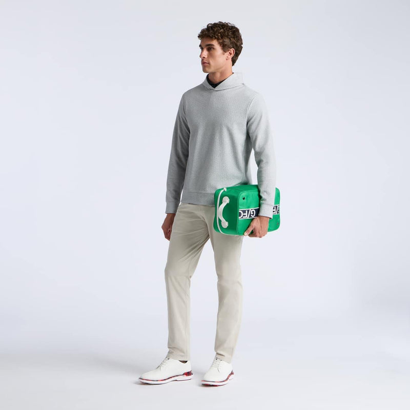 Pebble Quilted Hoodie Nimbus Melange