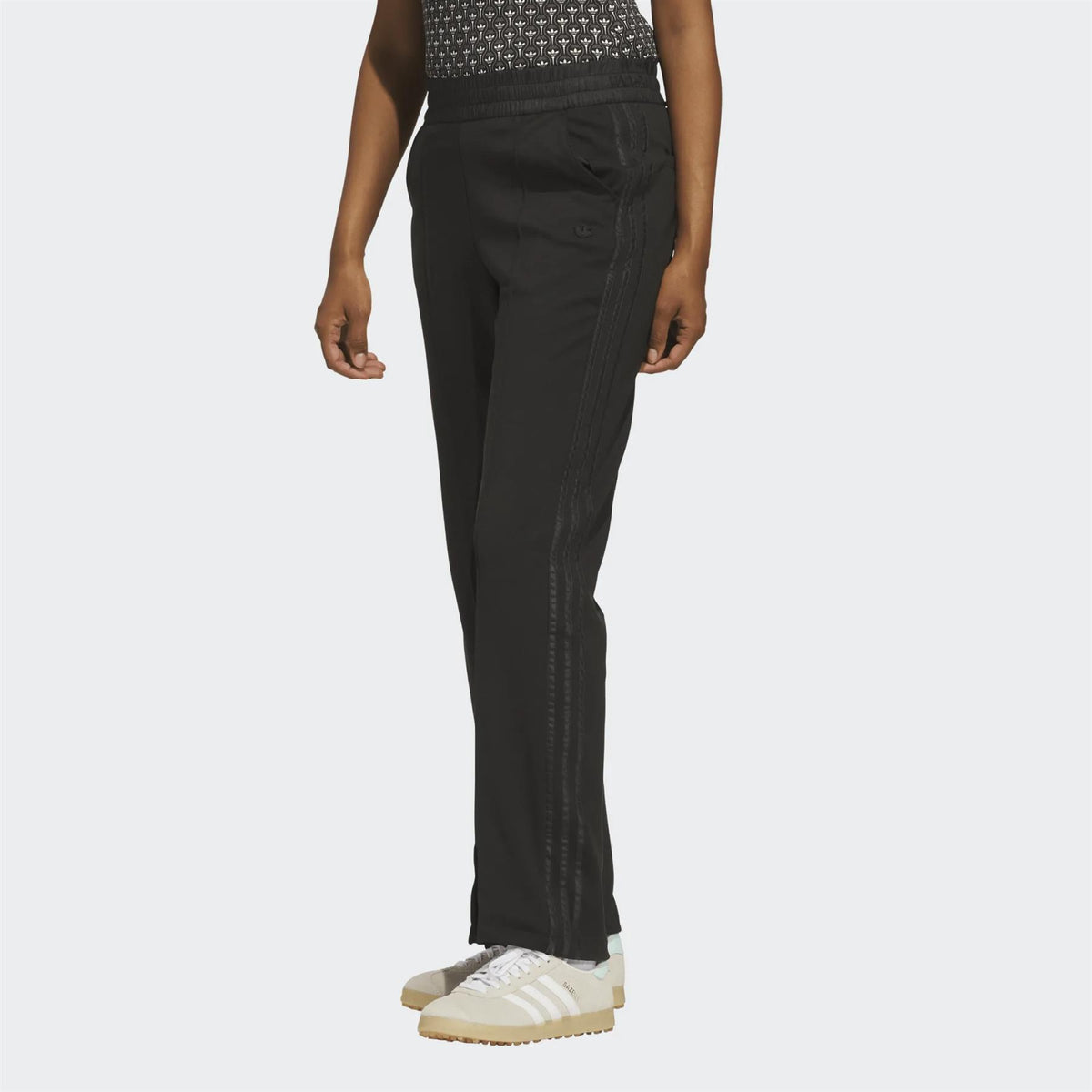 Pintuck Trousers Black