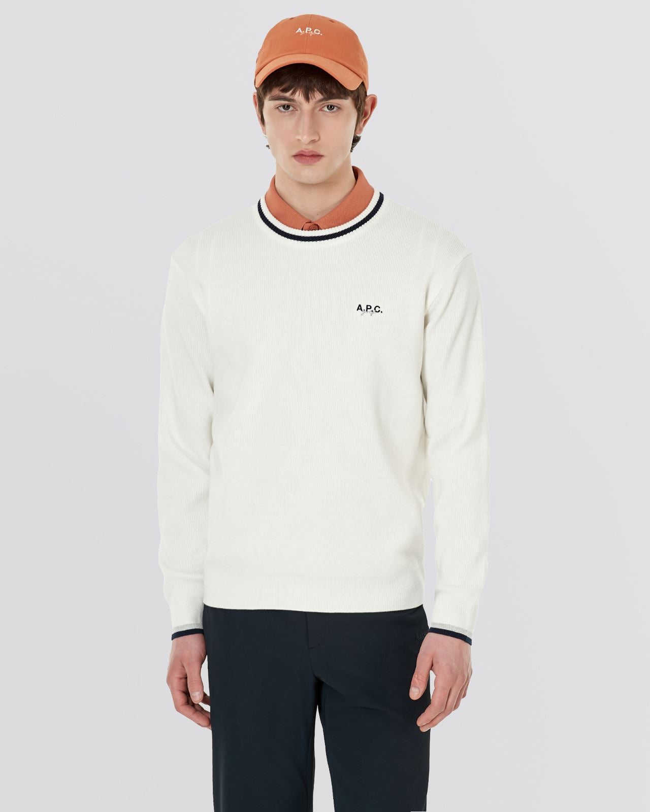 Simon Sweater White