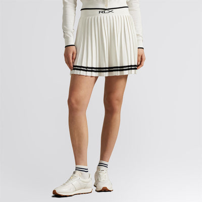 RLX Pleated Cricket Skort White Splash/Polo Black
