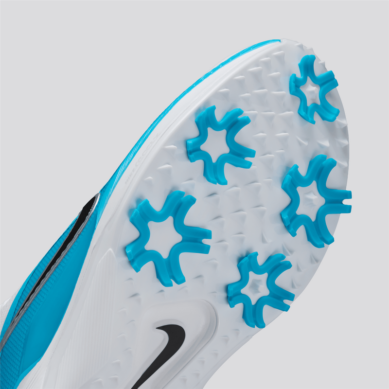 Pegasus 1 Spiked Golf Shoes White/Black/Light Current Blue