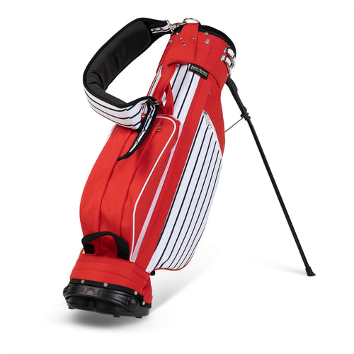 Classic Stand Bag Red Pinstripe - 2025