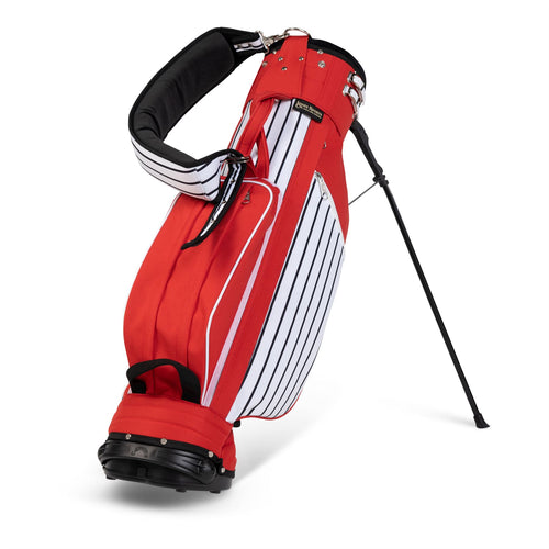Classic Stand Bag Red Pinstripe - 2023