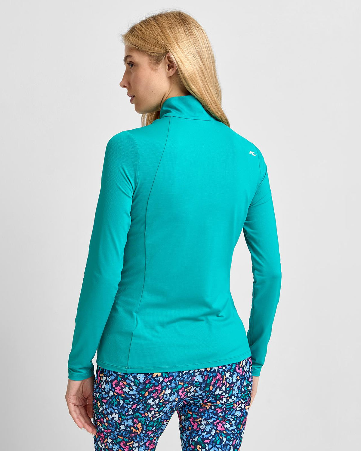 Collagen Half Zip Mid Layer Emerald Dust