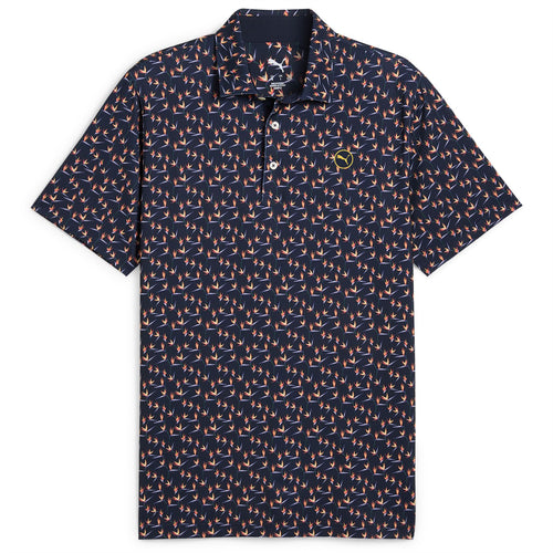 MATTR Paradise Polo Deep Navy/Sunny Yellow - SS25