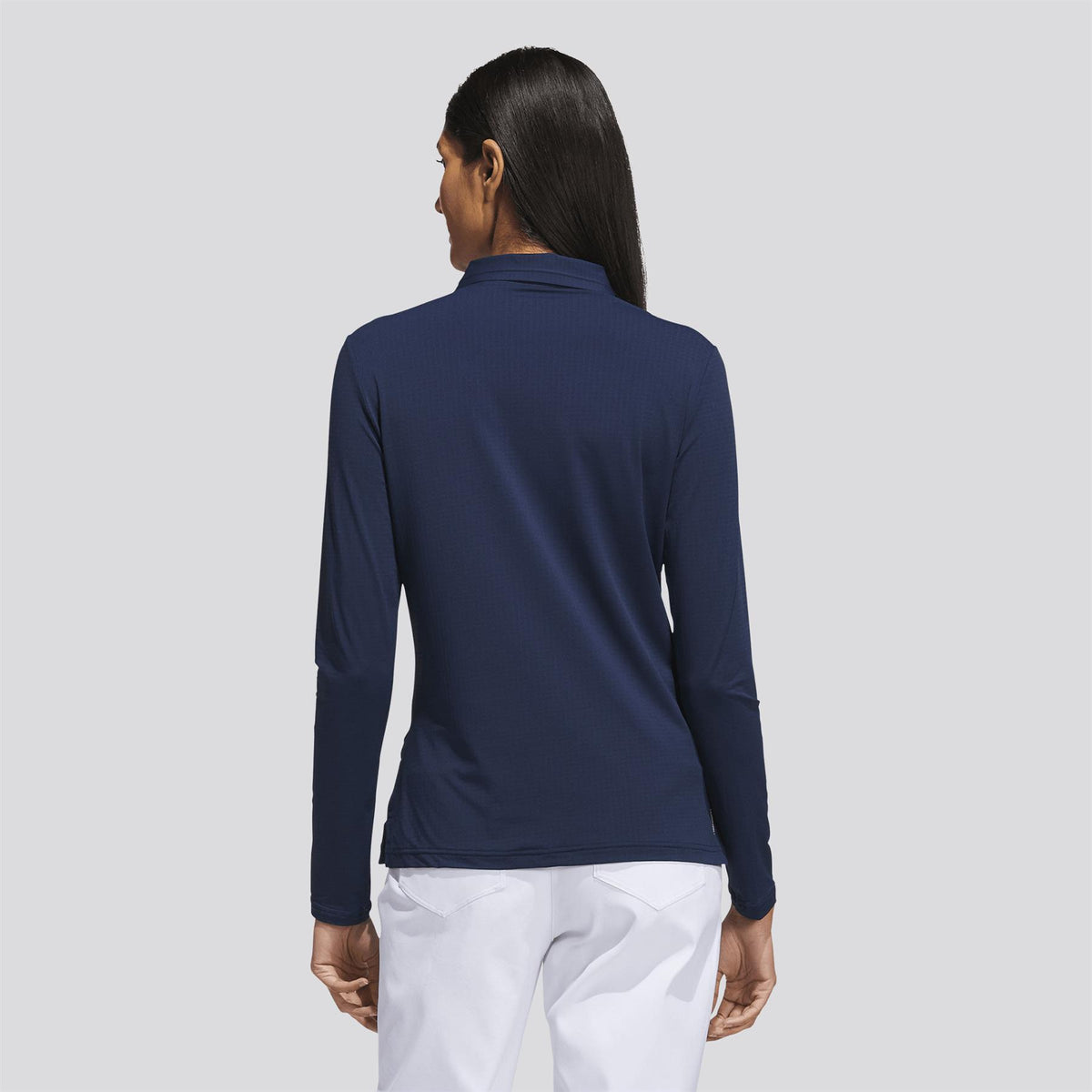 Ultimate365 Tour Climacool LS Polo Shirt Collegiate Navy