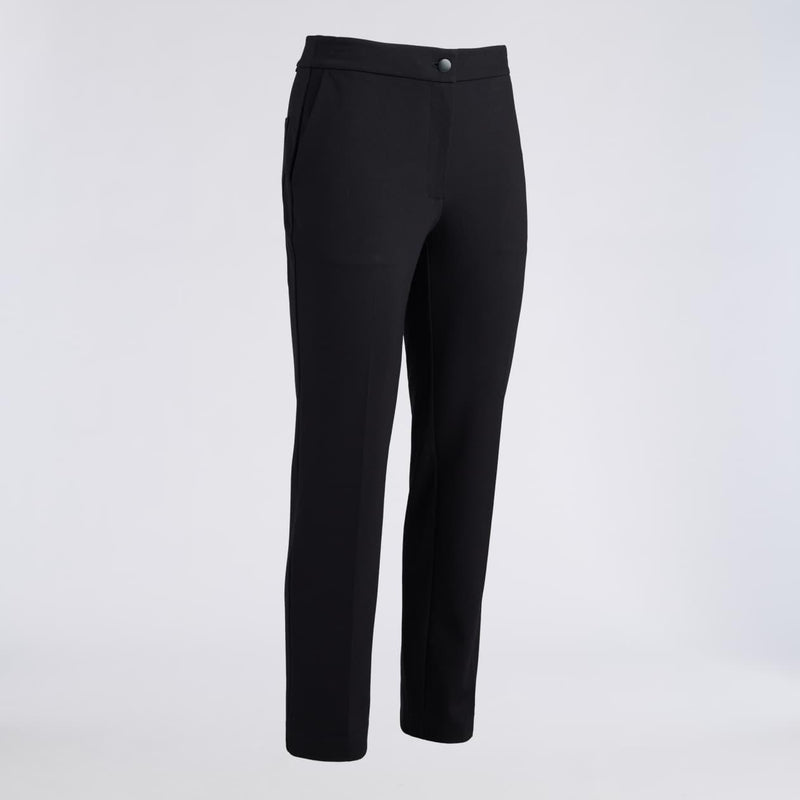 Ponte Slim Fit Trousers Onyx