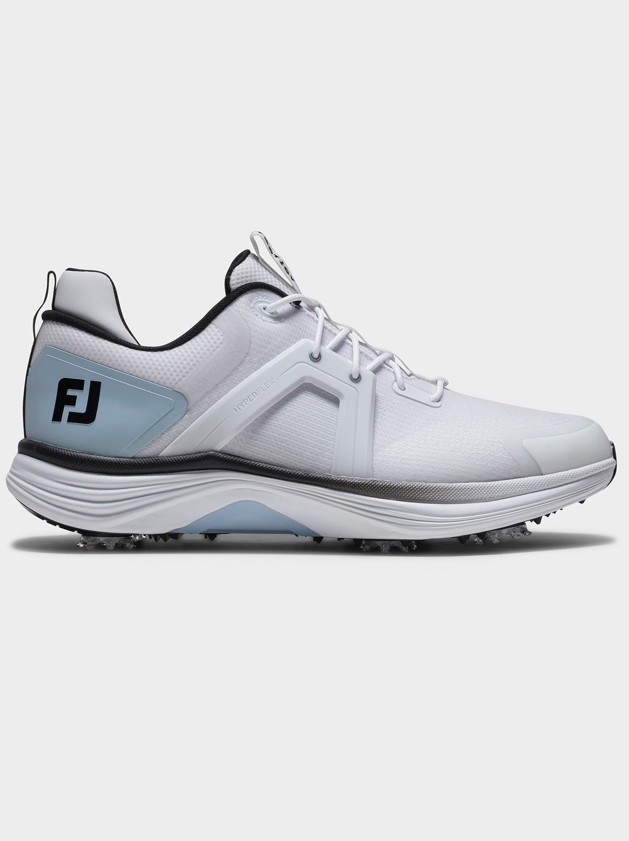 Hyperflex Spiked Golf Shoes White/Blue/Black