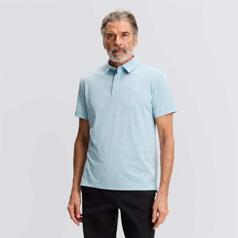 Wilhelm Mesh Jacquard Polo