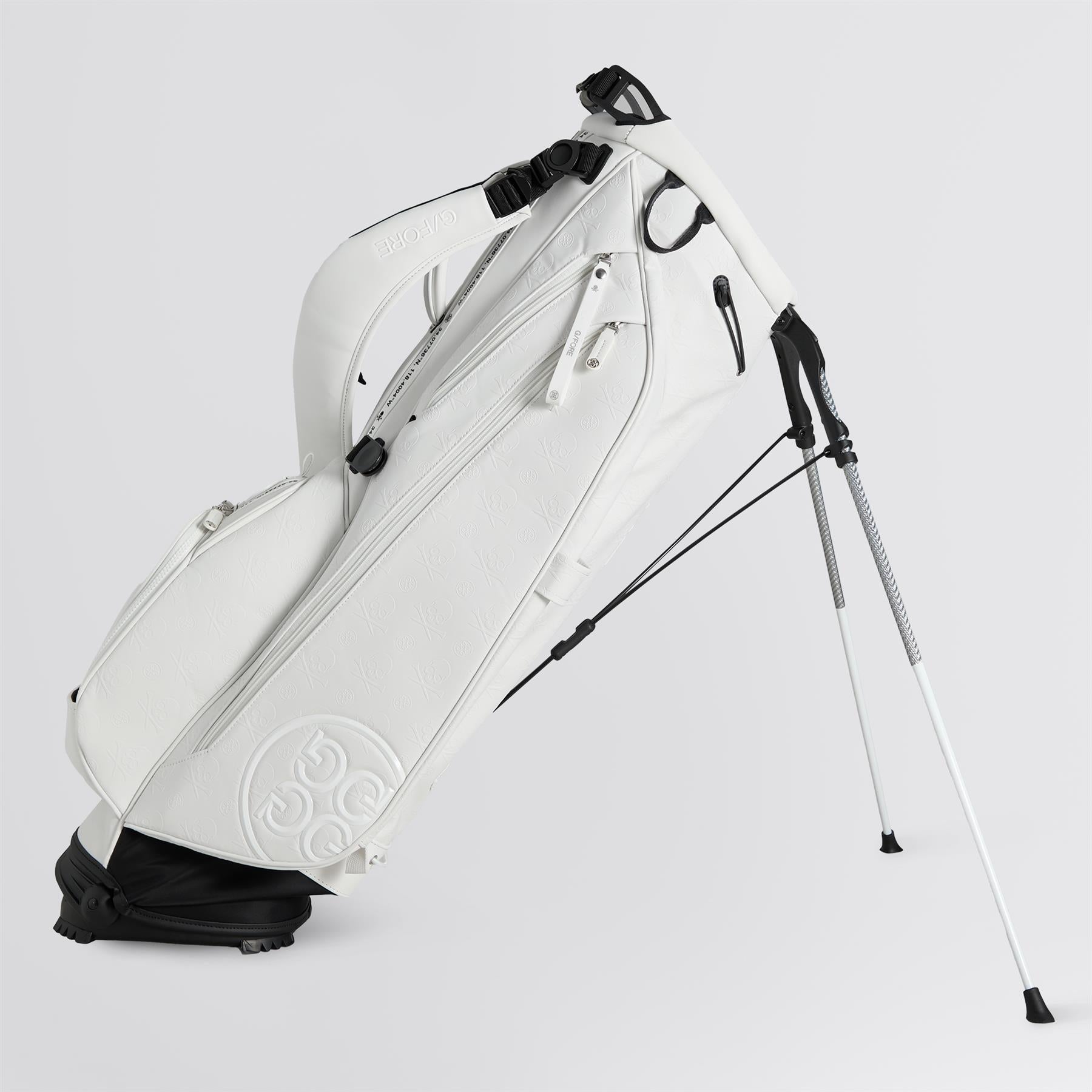 Daytona Skull & Tees Embossed Carry Golf Bag Snow