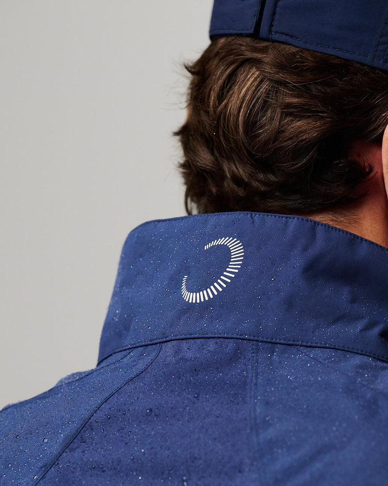 Power Torque Quarter Zip Half Sleeve Waterproof Blue Indigo/Icey