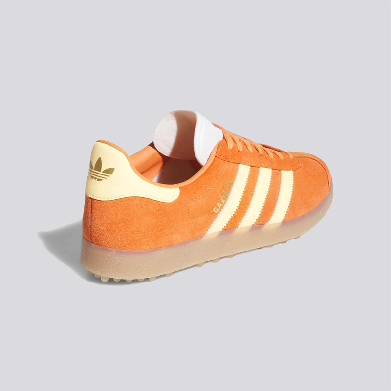 adidas Originals Gazelle Spikeless Golf Shoes Dusky Orange/Ice Tangerine/Footwear White