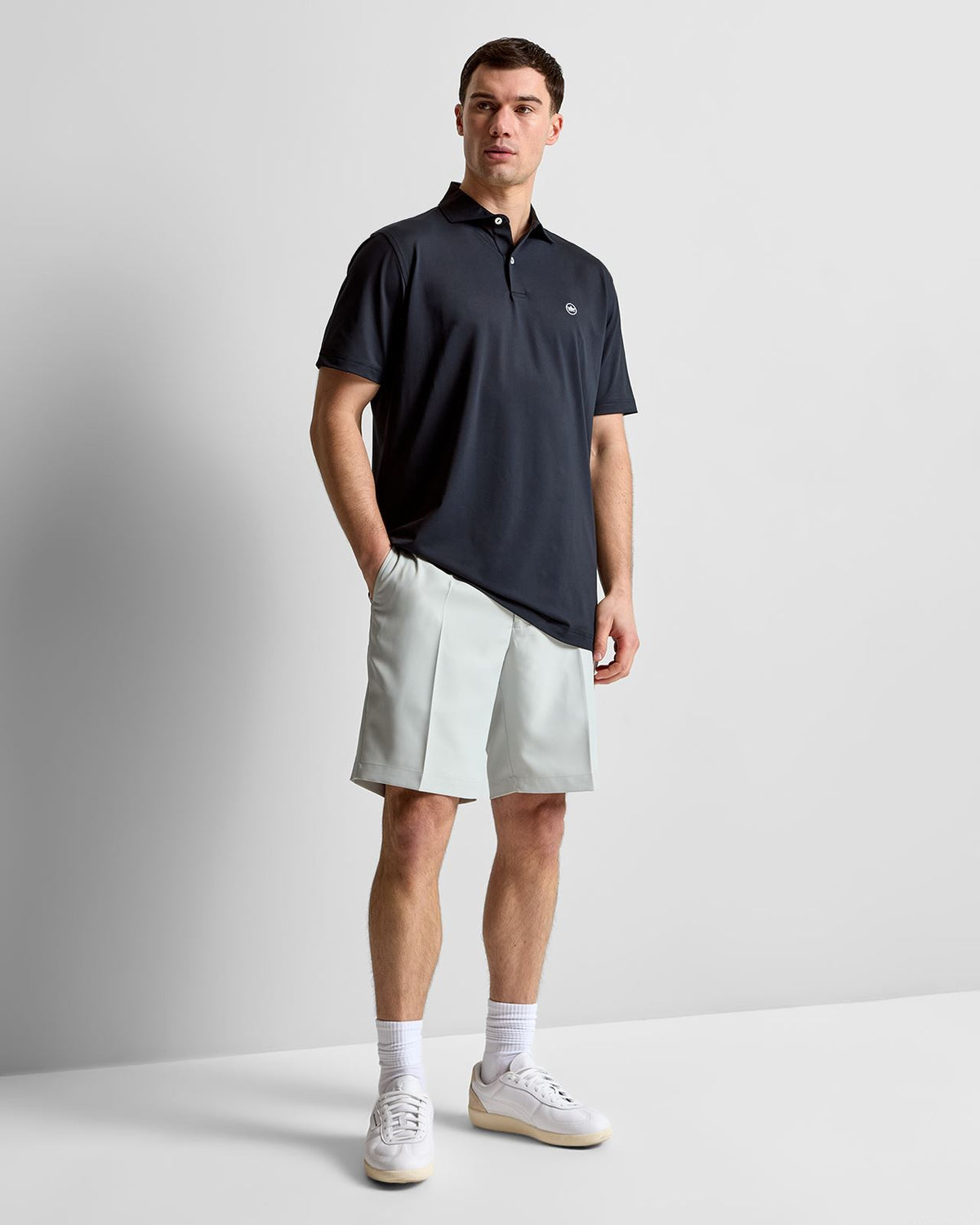 Soul Performance Mesh Polo Black