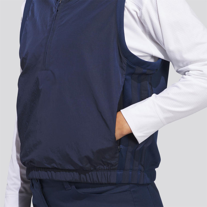 Beyond The Course Climawarom Half Zip Loose Vest Collegiate Navy