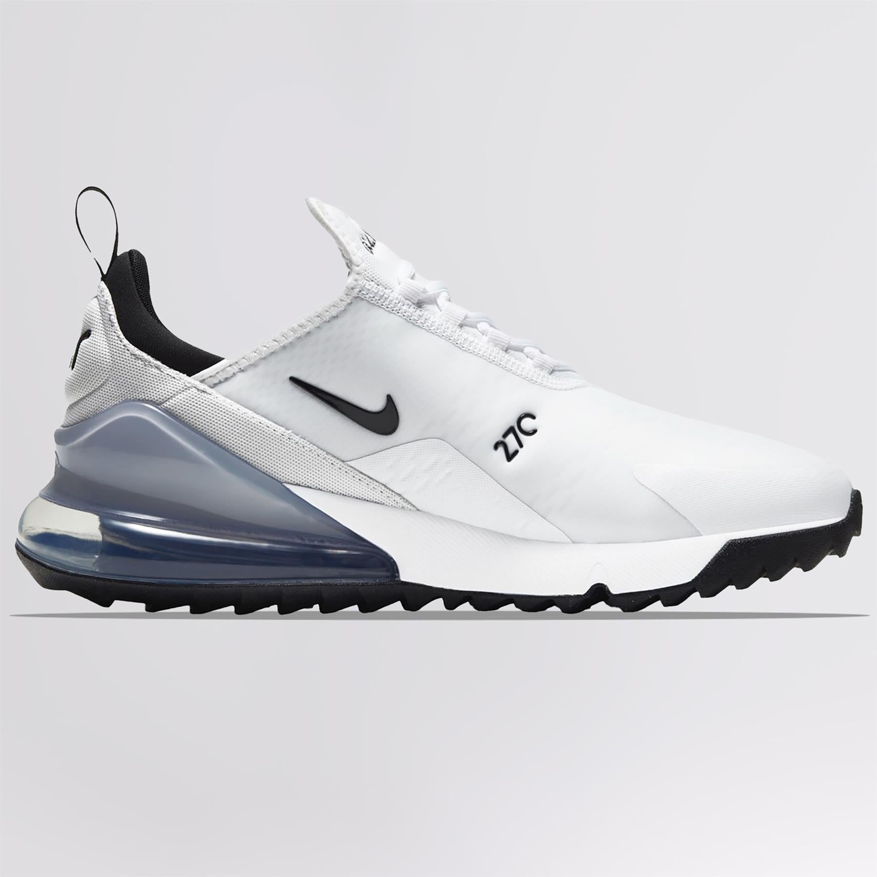 Air Max 270 Golf Shoes White/Black/Pure Platinum