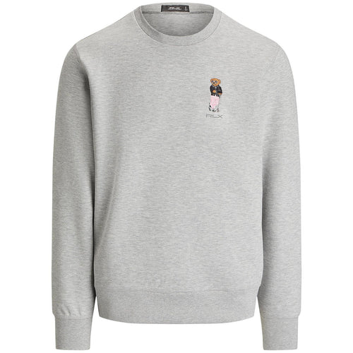 RLX Bear Sweatshirt mit Rundhalsausschnitt in klassischer Passform Andover Grey – SS24