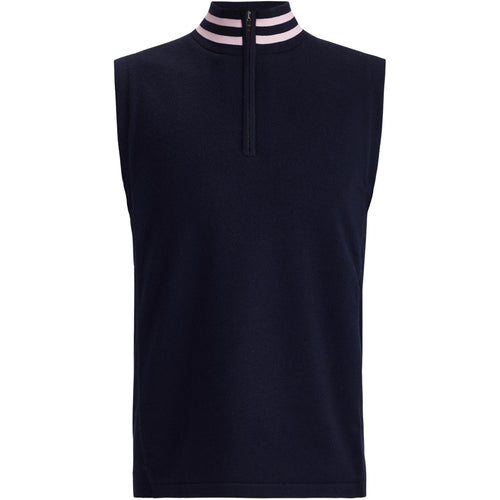 Quarter Zip Wind Blocker Merino Vest Twilight - AW24