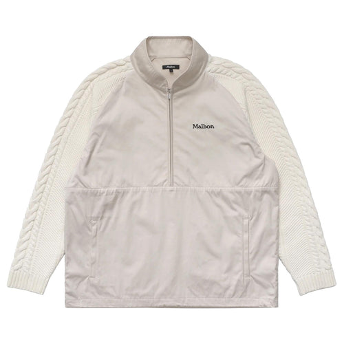 Remington Half Zip Hybrid Jacket Ivory - W24